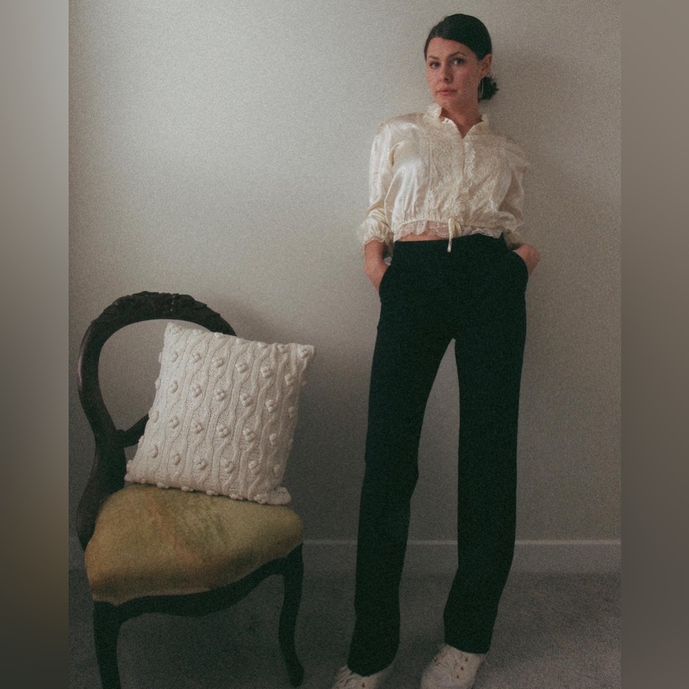 Zara Classic Navy Trousers